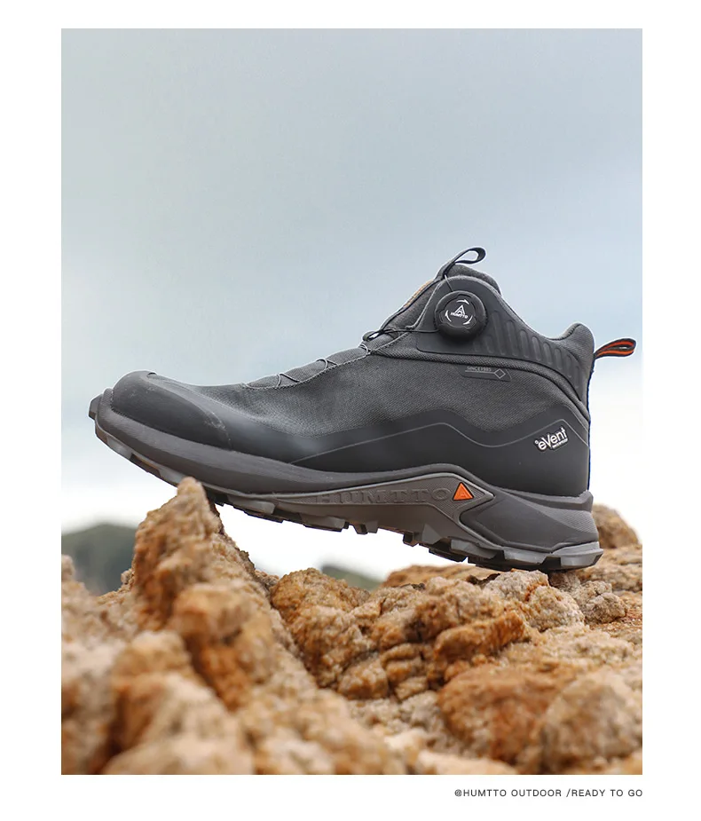 HUMTTO EVENT waterproof Outdoor Hiking boots Men waterproof hunting Boots Tactical Desert Ankle shoes trekking Walking Sneakers