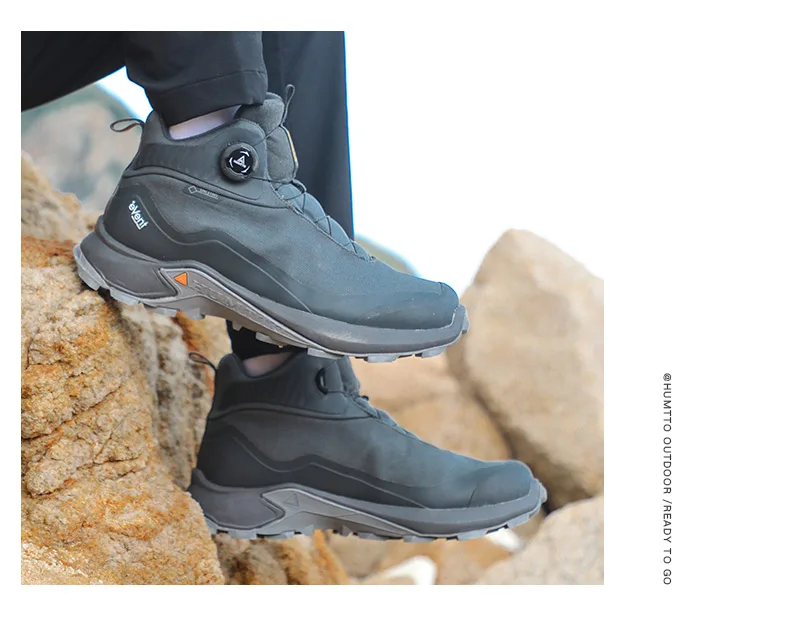 HUMTTO EVENT waterproof Outdoor Hiking boots Men waterproof hunting Boots Tactical Desert Ankle shoes trekking Walking Sneakers