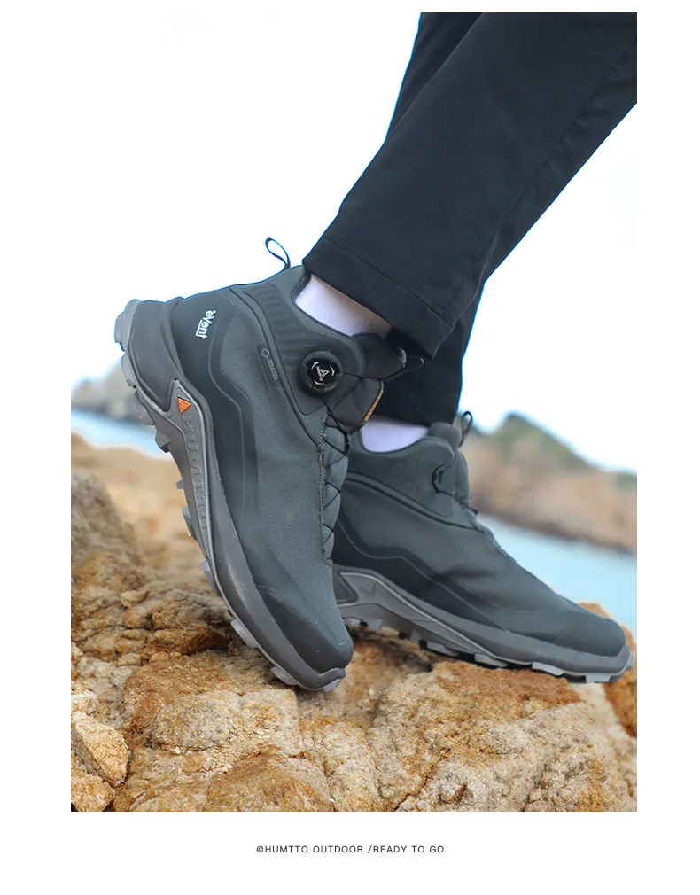 HUMTTO EVENT waterproof Outdoor Hiking boots Men waterproof hunting Boots Tactical Desert Ankle shoes trekking Walking Sneakers