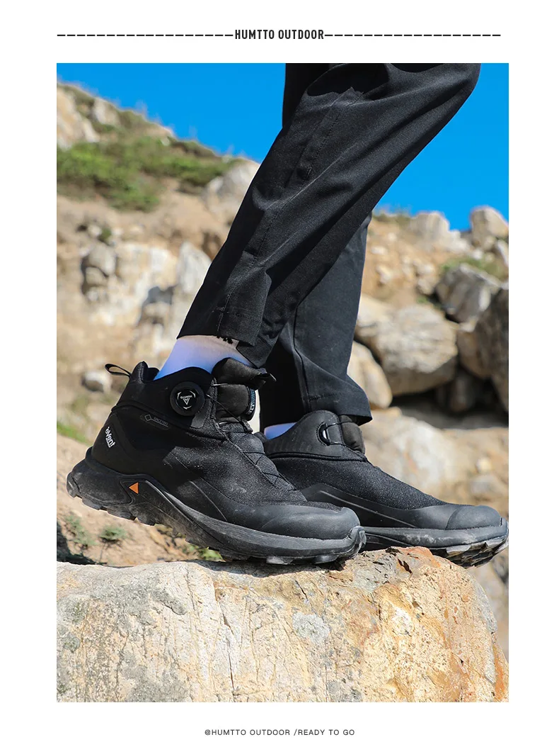 HUMTTO EVENT waterproof Outdoor Hiking boots Men waterproof hunting Boots Tactical Desert Ankle shoes trekking Walking Sneakers