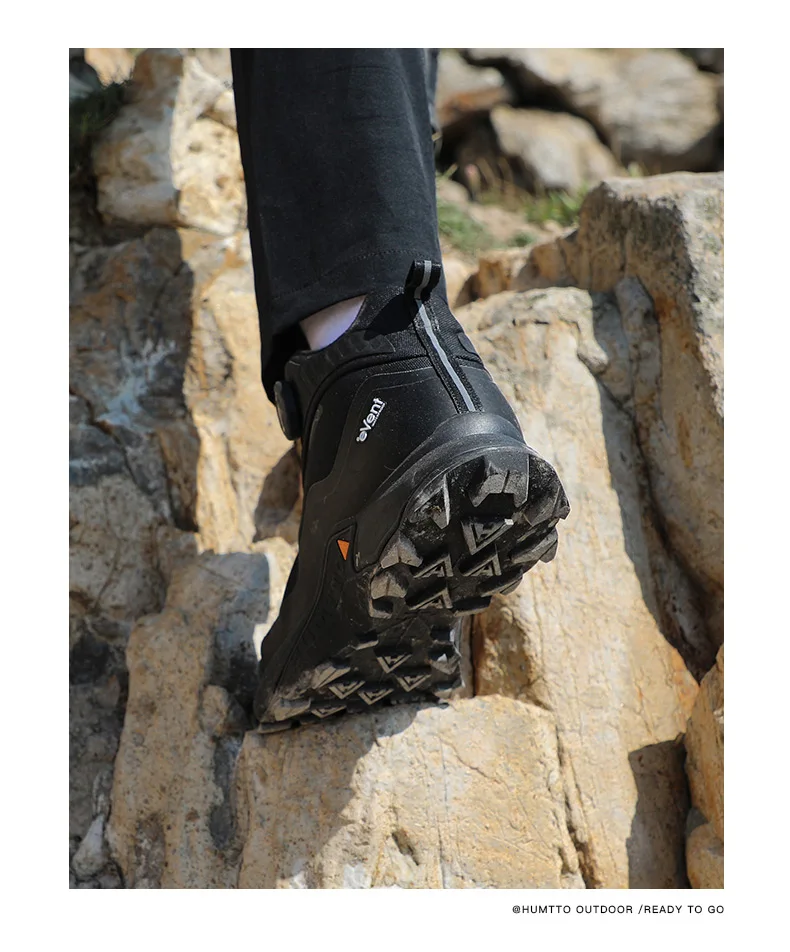 HUMTTO EVENT waterproof Outdoor Hiking boots Men waterproof hunting Boots Tactical Desert Ankle shoes trekking Walking Sneakers