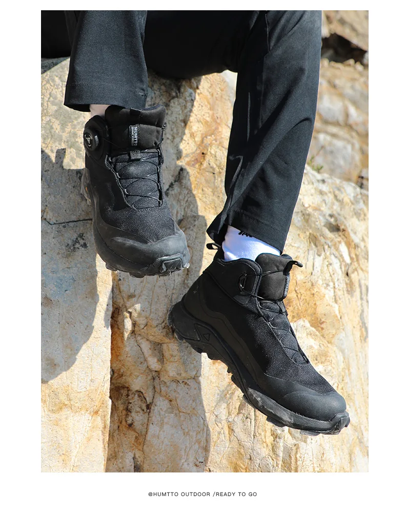 HUMTTO EVENT waterproof Outdoor Hiking boots Men waterproof hunting Boots Tactical Desert Ankle shoes trekking Walking Sneakers