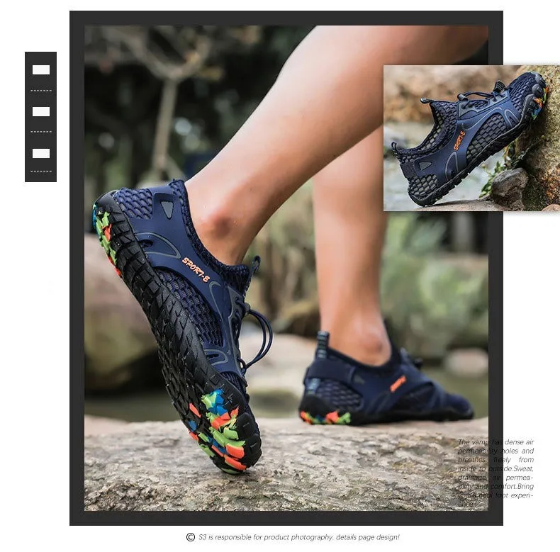 Outdoor Sports River Tracing Shoes Five-finger Fitness Wading Shoes Hiking Plus Size Casual Shoes