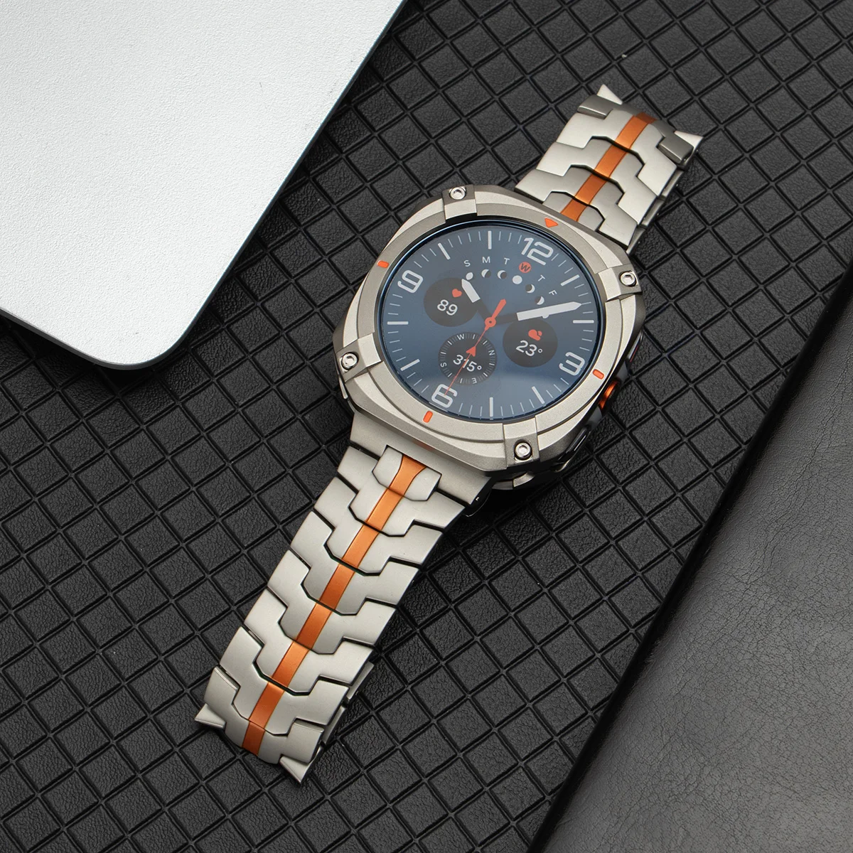 Steel Band+Case for Samsung Galaxy Watch ultra 2025 47mm Alloy Bumper Cover for GALAXY Watch7 ultra 47mm Luxury Men Strap correa