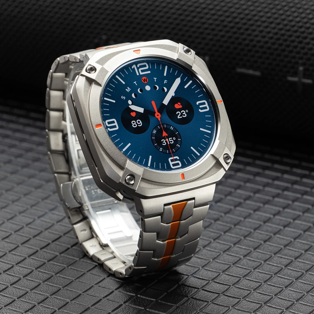 Steel Band+Case for Samsung Galaxy Watch ultra 2025 47mm Alloy Bumper Cover for GALAXY Watch7 ultra 47mm Luxury Men Strap correa