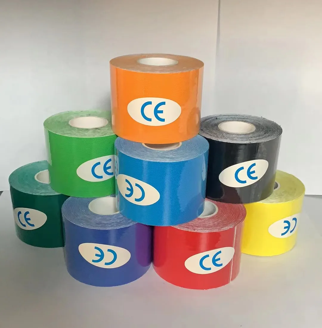 Sports Waterproof Kinesiology Tape Stickers Athletic Bandage Muscle Recovery Protector Strapping Pain Relief Tennis Gym