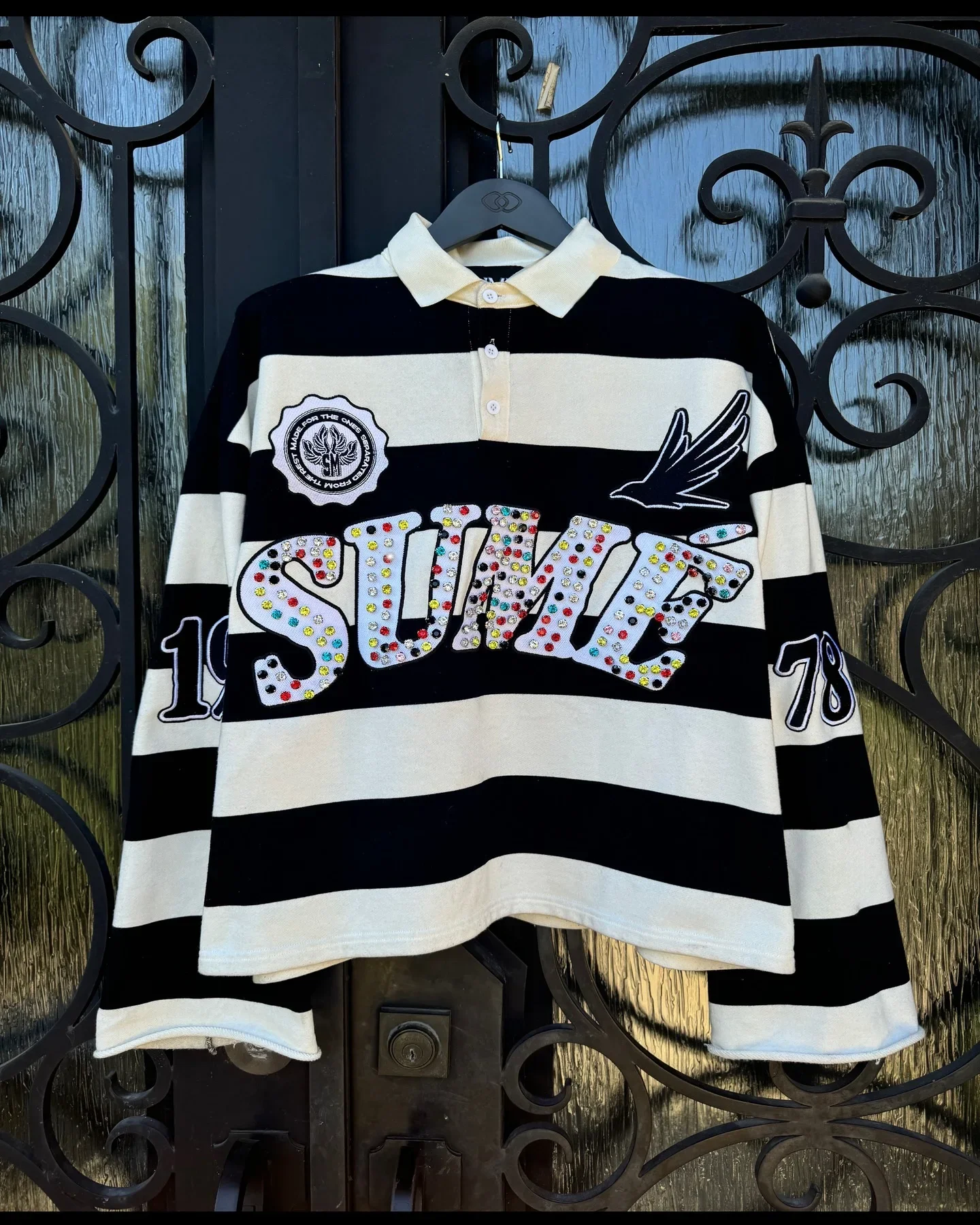 Men Women Hip Hop Harajuku Splice Long Sleeved T-shirt Letter Embroidery Stripe Patchwork TShirt Y2k Tops O Neck Men Clothing