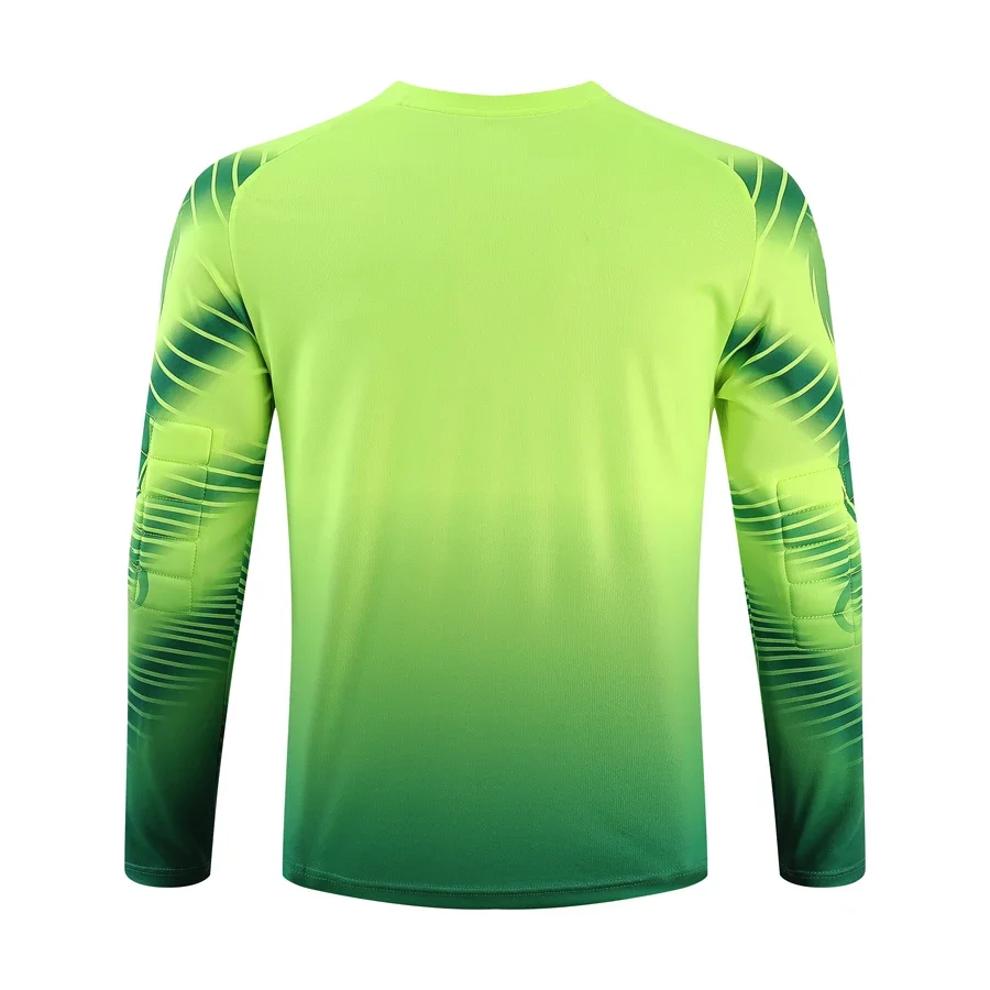 Custom Men Football Goalkeeper Uniforms Suit Adult Kids Jerseys Sets Long Sleeve Protective Sponge Soccer Shirt Pants Sports