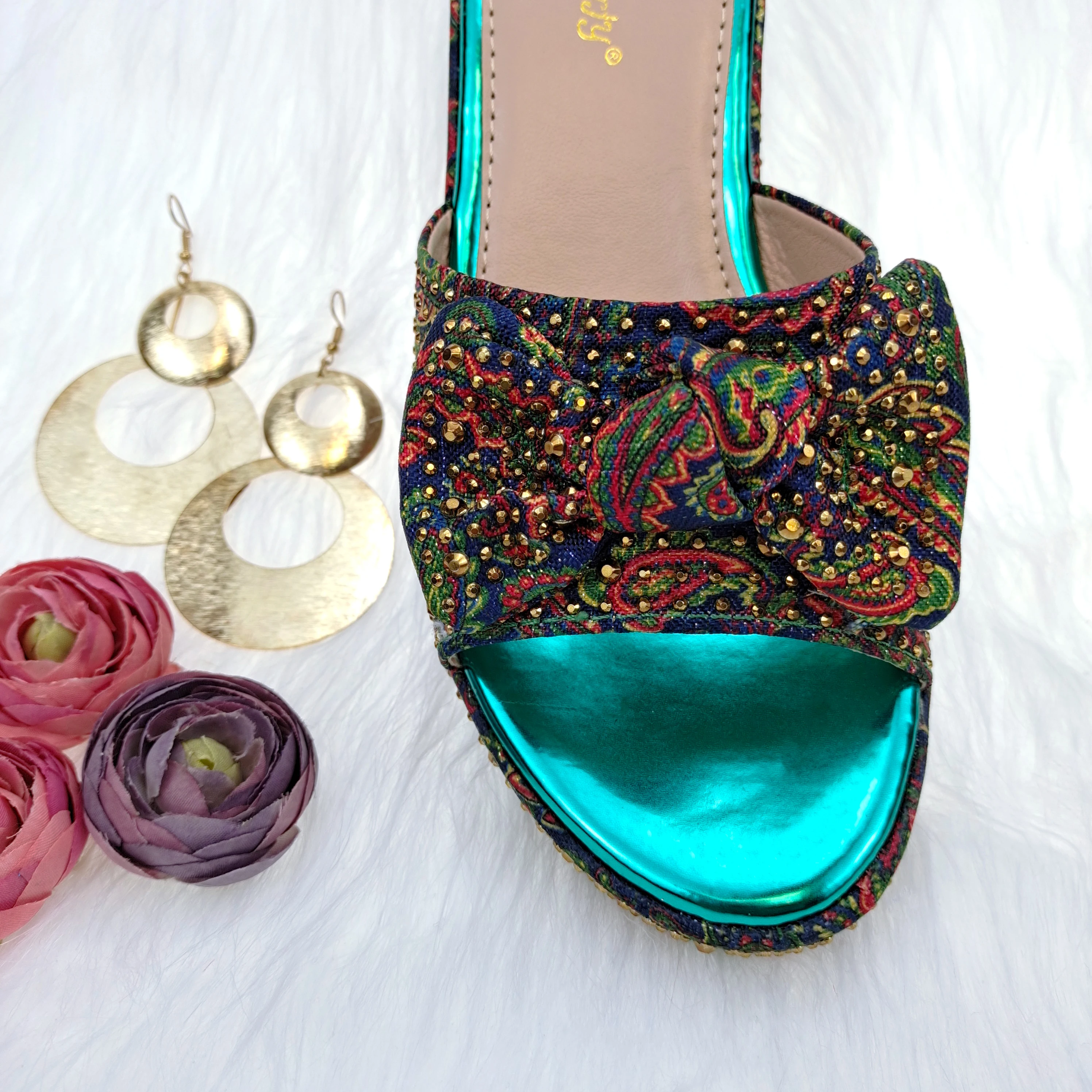 New Arrival Italian Ladies Shoes and Bags Designer Shoes Women Luxury Shoes and Bag for Party In Women