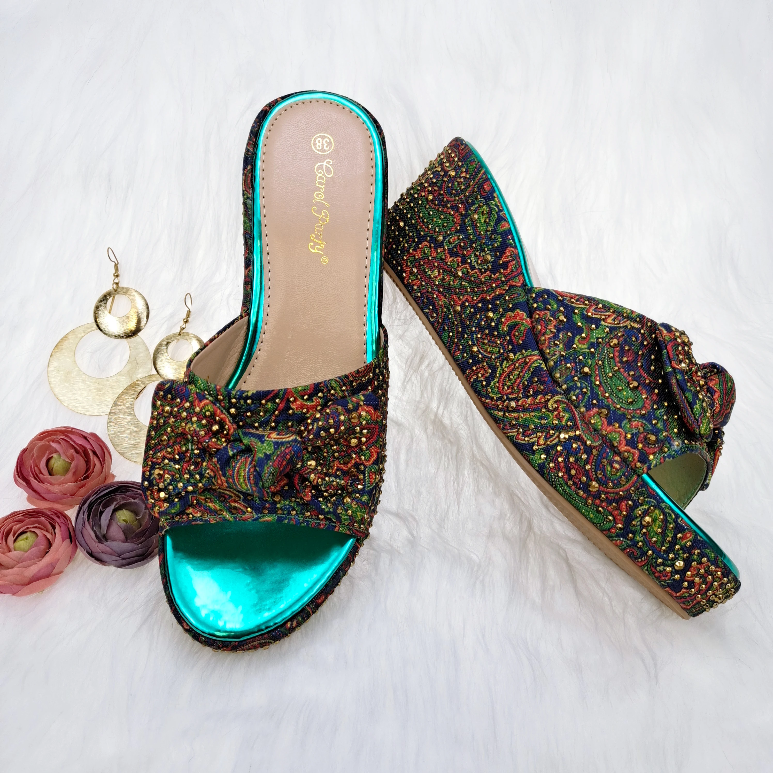 New Arrival Italian Ladies Shoes and Bags Designer Shoes Women Luxury Shoes and Bag for Party In Women