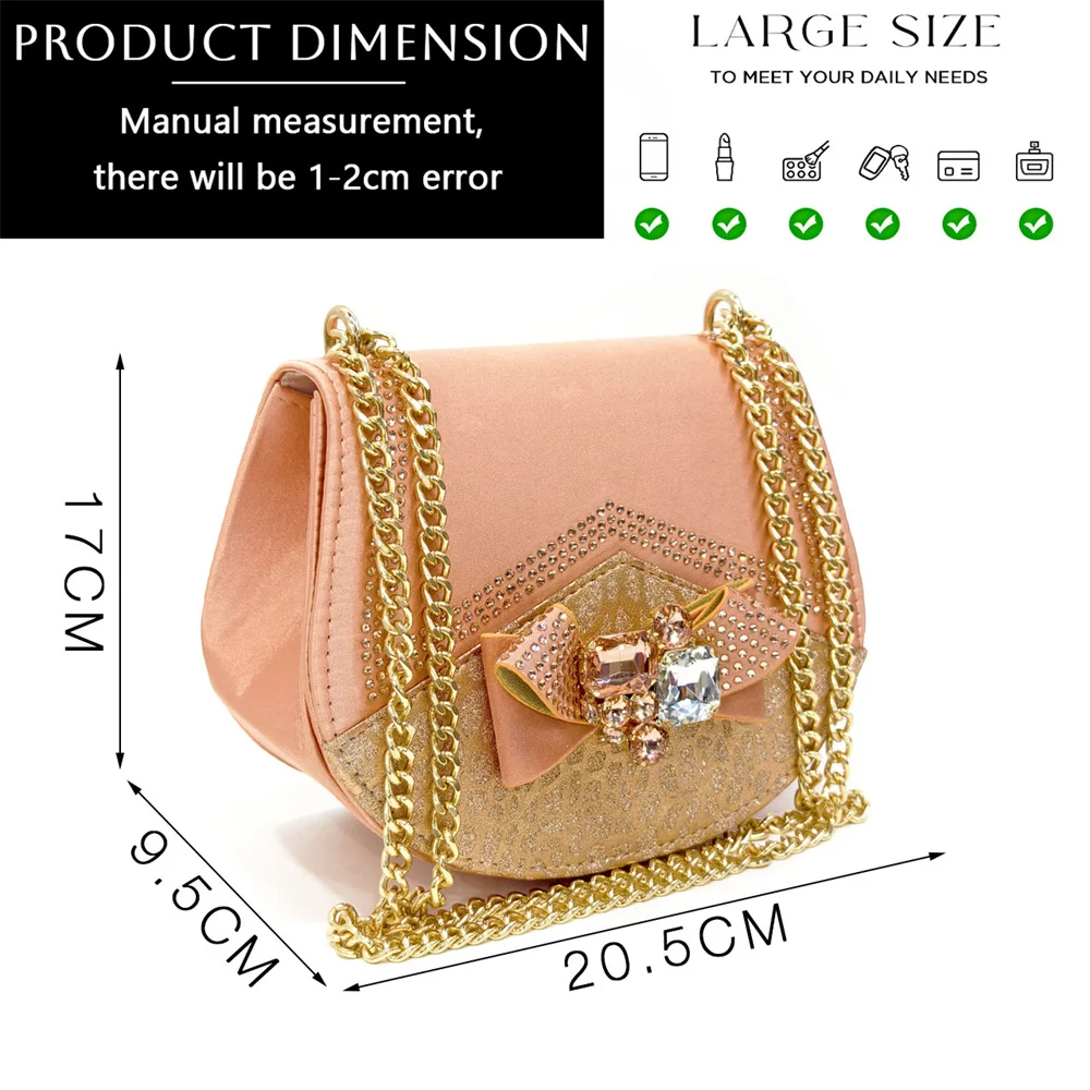 2024 Rhinestone Design INS Hot Sale New Arrivals African Shoes and Bag Set in Blue Color Open Toe Comfortable Women Heels