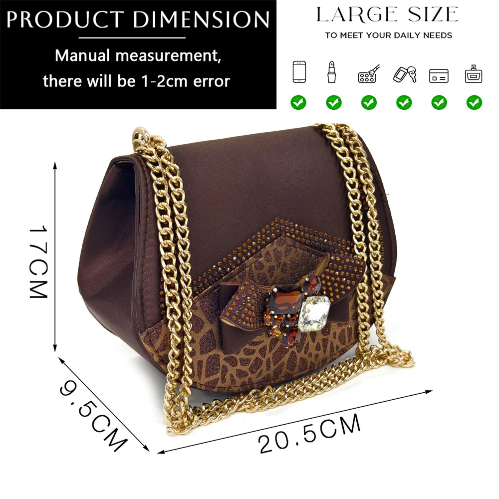 2024 Rhinestone Design INS Hot Sale New Arrivals African Shoes and Bag Set in Blue Color Open Toe Comfortable Women Heels