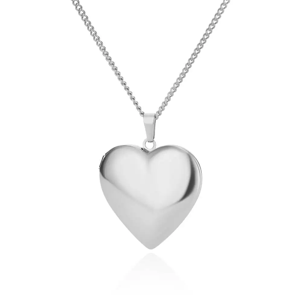 Stainless Steel Custom Photo Heart Locket Necklace for Woman Personalized Family Friends Picture Pendant Memorial Jewelry Gifts