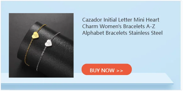 Cazador Gold Color Initial Letter Hexagon Pendant Necklaces for Women Stainless Steel A-Z Choker Chain Jewelry Birthday Gifts