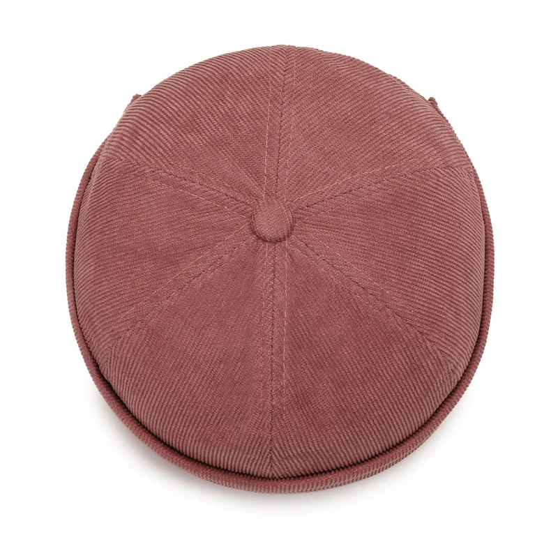 Vintage Men's Summer Cotton Brimless Skullies Cap Solid Color Street Portable Docker Hats Multipurpose Beanie Hat Hip Hop Hats