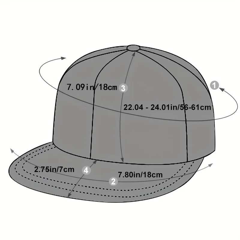 Unisex M Letter Side Brazilian Flag Embroidery Hip-hop Hats Spring Autumn Outdoor Adjustable Casual Baseball Caps Sunscreen Hat