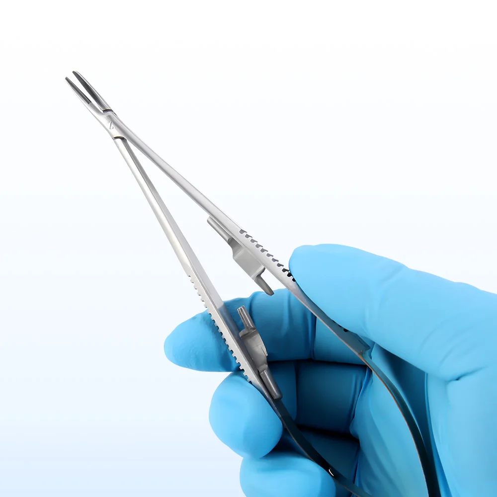 1 pc Dental Surgical Orthodontic Implant Castroviejo Needle Holders Forceps Tweezers Dental Pliers Dentistry Tool