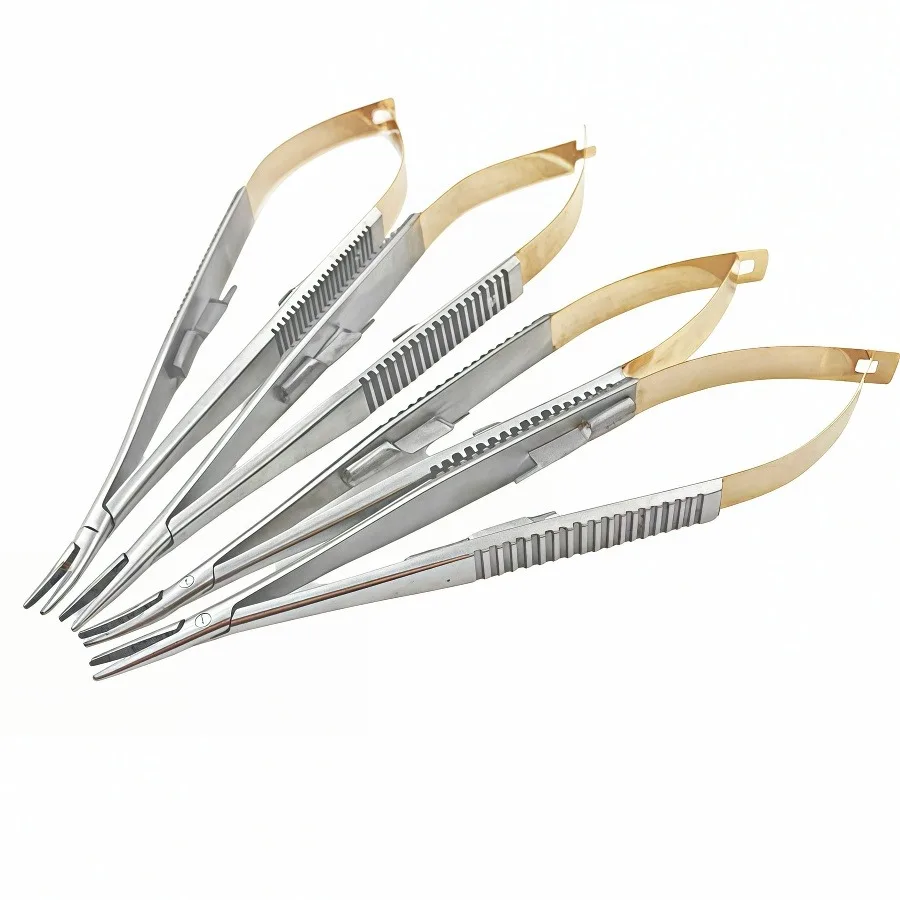 1 pc Dental Surgical Orthodontic Implant Castroviejo Needle Holders Forceps Tweezers Dental Pliers Dentistry Tool