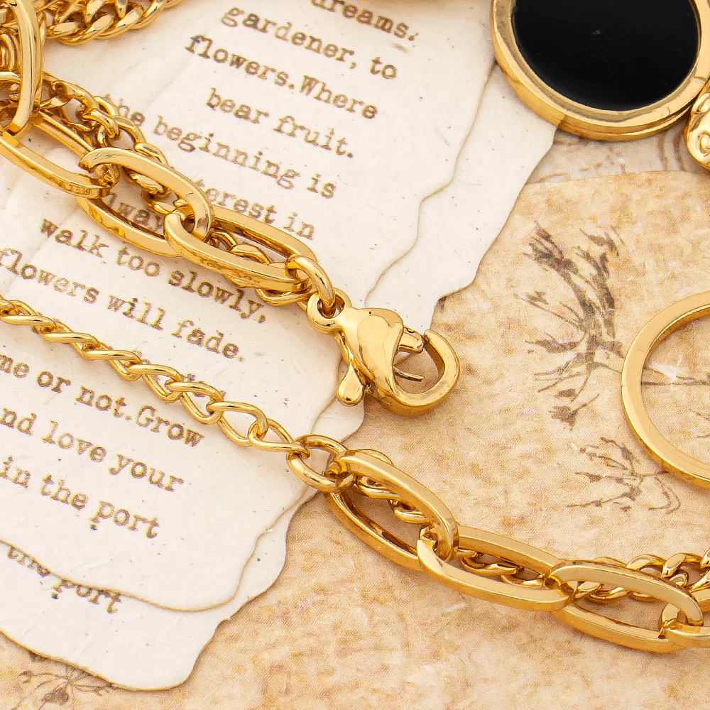 Gold Plated Bracelet Hip Hop Style Unique Fashion Fun Design Curved Unisex Jewelry