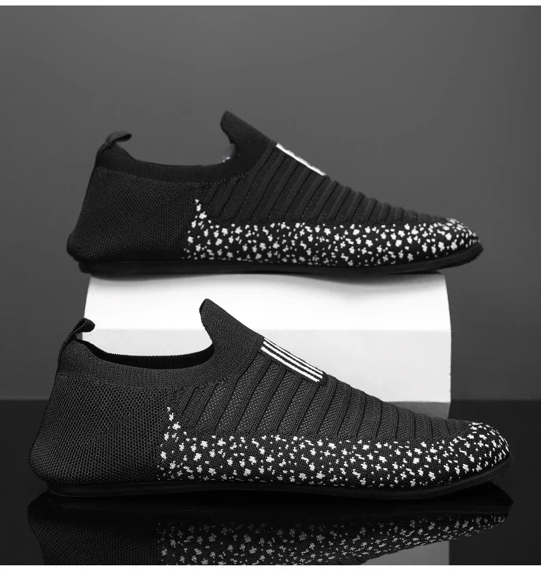 YRZL Mesh Loafers Mens Driving Moccasins High Quality Flats Male Walking Shoes Breathable Mesh Casual Loafers Summer Mens Shoes