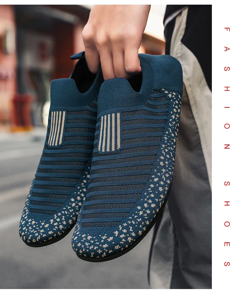 YRZL Mesh Loafers Mens Driving Moccasins High Quality Flats Male Walking Shoes Breathable Mesh Casual Loafers Summer Mens Shoes