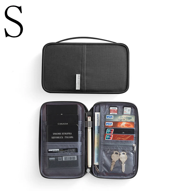Travel Wallet Family Passport Holder Multi-pockets Waterproof Document Case Organizer Travel accessories Document Bag Cardholder
