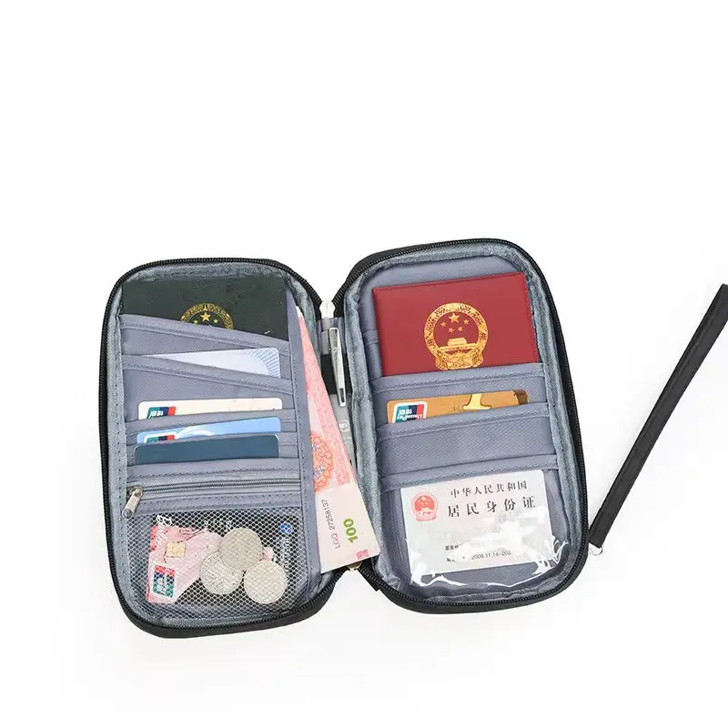 Travel Wallet Family Passport Holder Multi-pockets Waterproof Document Case Organizer Travel accessories Document Bag Cardholder