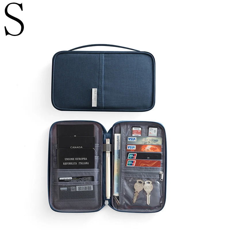 Travel Wallet Family Passport Holder Multi-pockets Waterproof Document Case Organizer Travel accessories Document Bag Cardholder