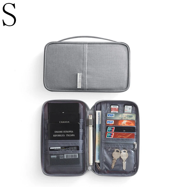Travel Wallet Family Passport Holder Multi-pockets Waterproof Document Case Organizer Travel accessories Document Bag Cardholder