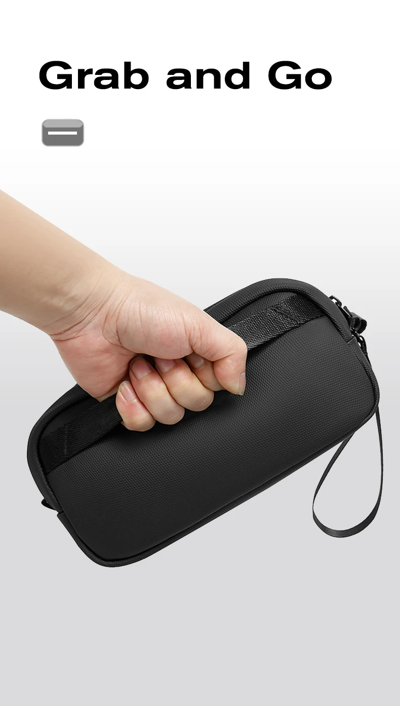 BANGE Travel Organizer Bag Power Bank Mini Pouch Electronics Gadgets Accessorie Case for USB Cable Cords,Hard Drives Storage Bag