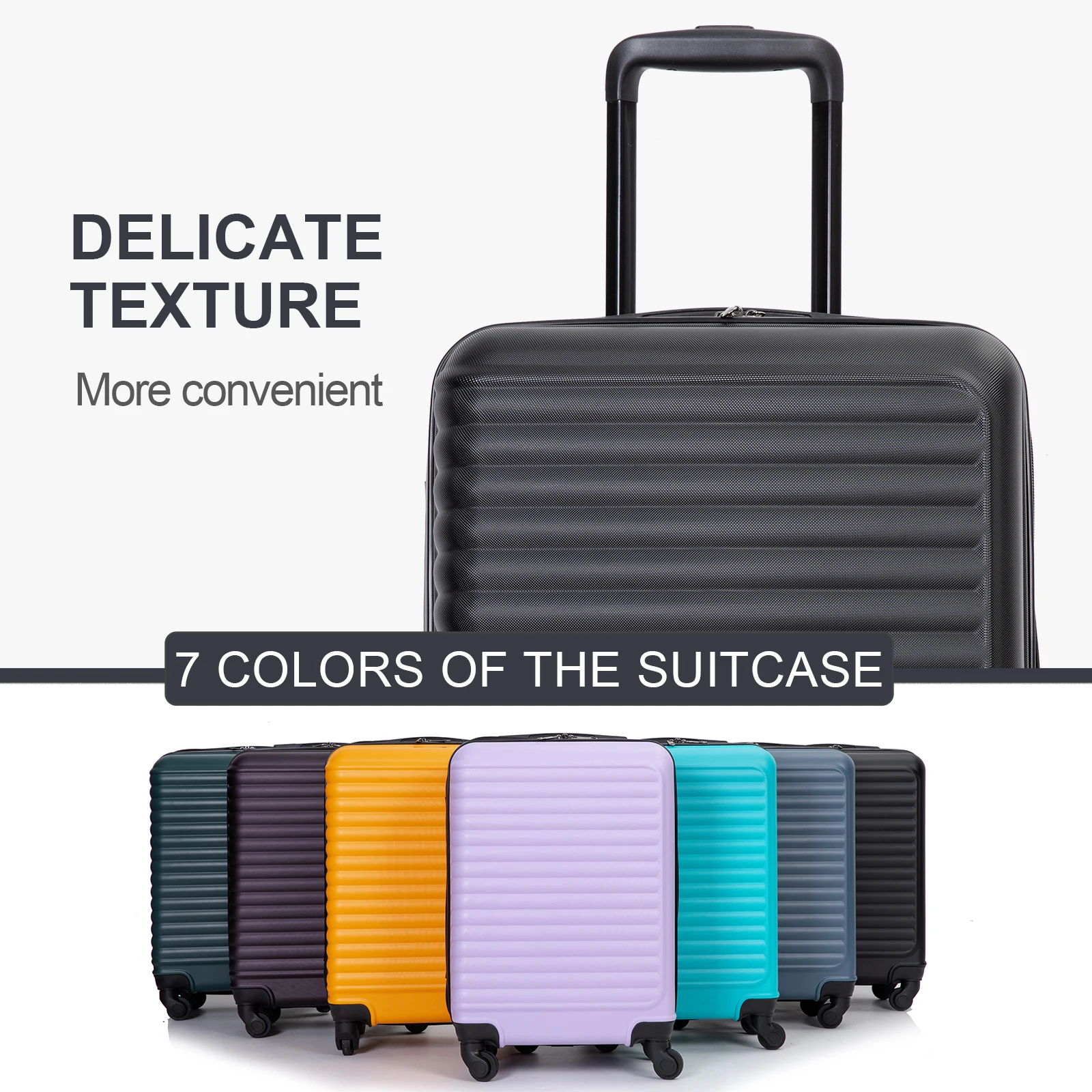 Travehouse Hardshell Carry On Luggage Airline Approved 20", Small Suitcase With Spinner Wheels
