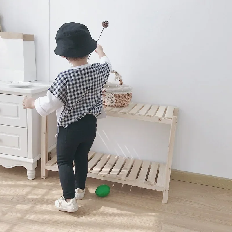 New Winter Children's Jeans Boys and Girls' Solid Color Thin Velvet Elastic Belt Jeans Infant Elastic Denim Pants 1-6Y
