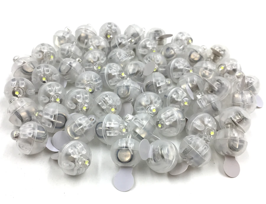 50/100/150/200/300pcs Tumbler Round Ball Light Balloon LED Flash Luminous Lamps Lantern Light for Wedding Party Birthday Decor