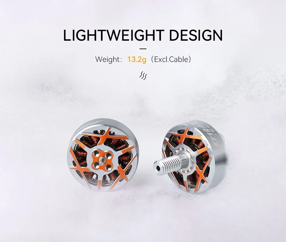 T-MOTOR P1804 2400KV 3400KV 4-6S Motor 13.78g 12N14P 1.5/5mm Shaft for 3-4" FPV Freestyle Toothpick Cinewhoop