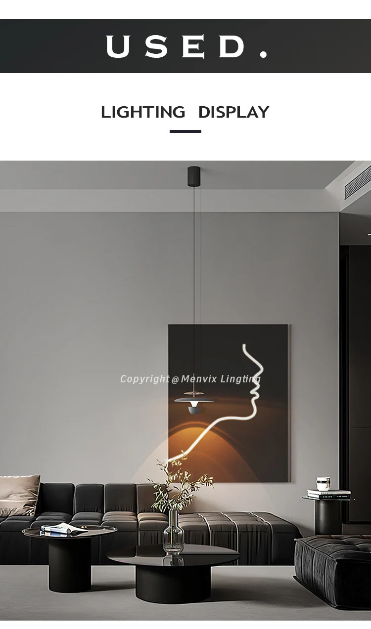 Menvix New Lamp LED Pendant Light Fixtures Colourful Ceiling Fixture Hanging Chandelier Kitchen Island Dining Room Bedroom Hall