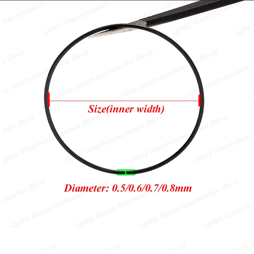 Watch Gasket Grease Repair Tool 0.5mm 0.6mm 0.7mm 0.8mm O-Ring Seal Professional Waterproof Sealer for Watch Gasket Watchmaker