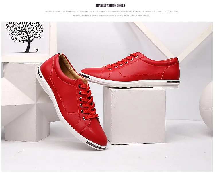 Fashion Men's Leather Shoes 2026 Plus Size 48 Men Leather Shoes Simple Designer Men's Shoes Breathable Classic Lace-up Sneakers