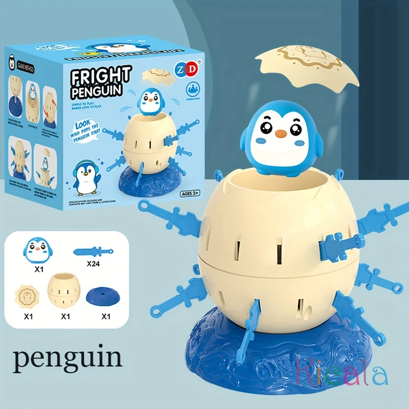 Penguin Novelty Toys for Holiday Party Children's Educational Thinking Training Pirate Barrels Interactive Toys