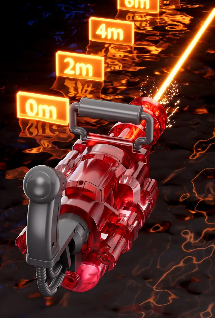 Children Simulated Firing Electric Water Gun Toy Gatling Automatic Continuous Shooting Water Pistol Summer Outdoor Toys for Kids