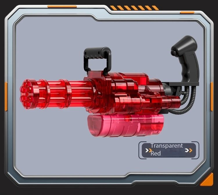 Children Simulated Firing Electric Water Gun Toy Gatling Automatic Continuous Shooting Water Pistol Summer Outdoor Toys for Kids