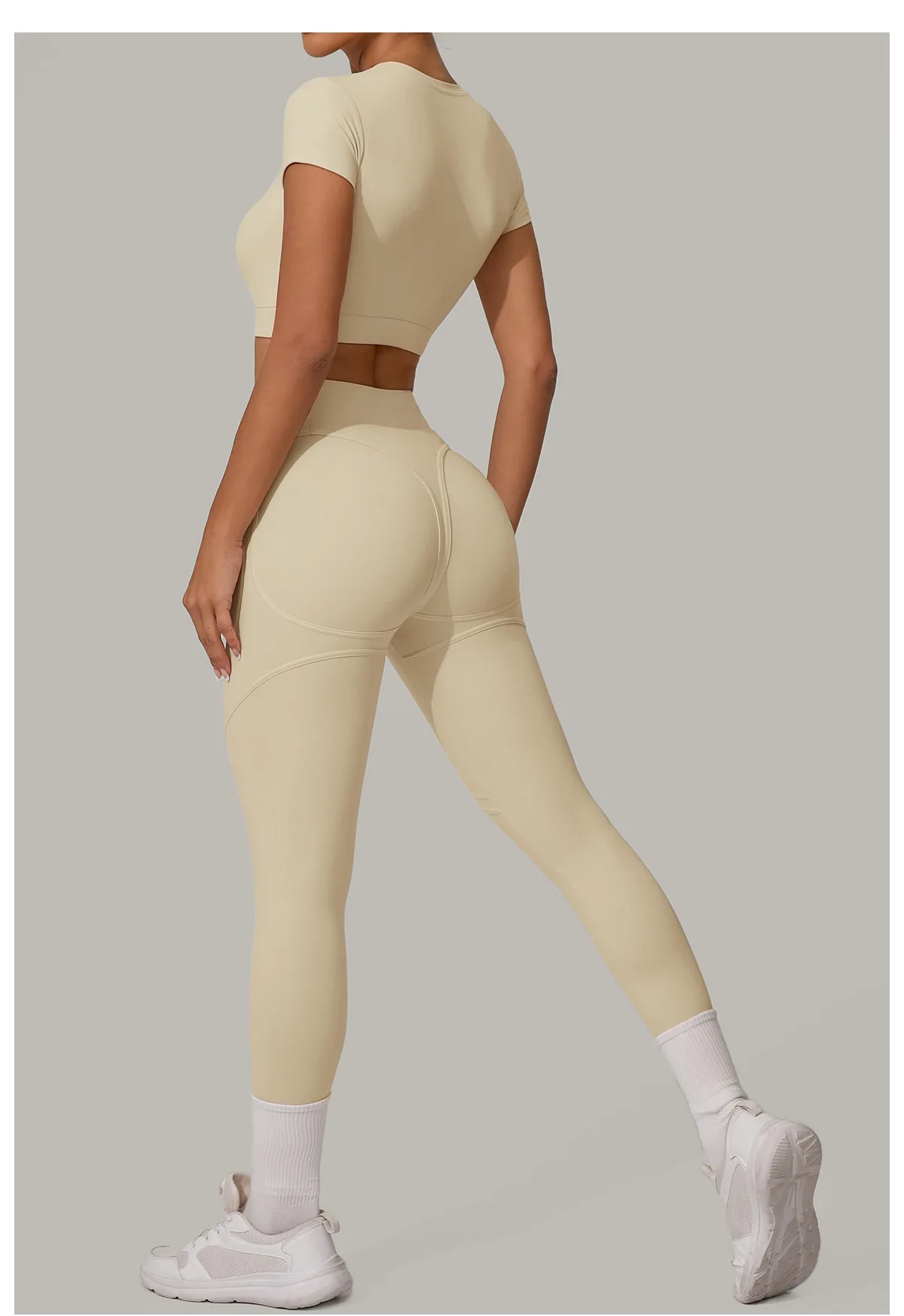 High Waist Yoga Pants Women Yoga Leggings Fitness Leggings Running Cycling Pants Breathable Sports Leggings Workout Gym Clothing