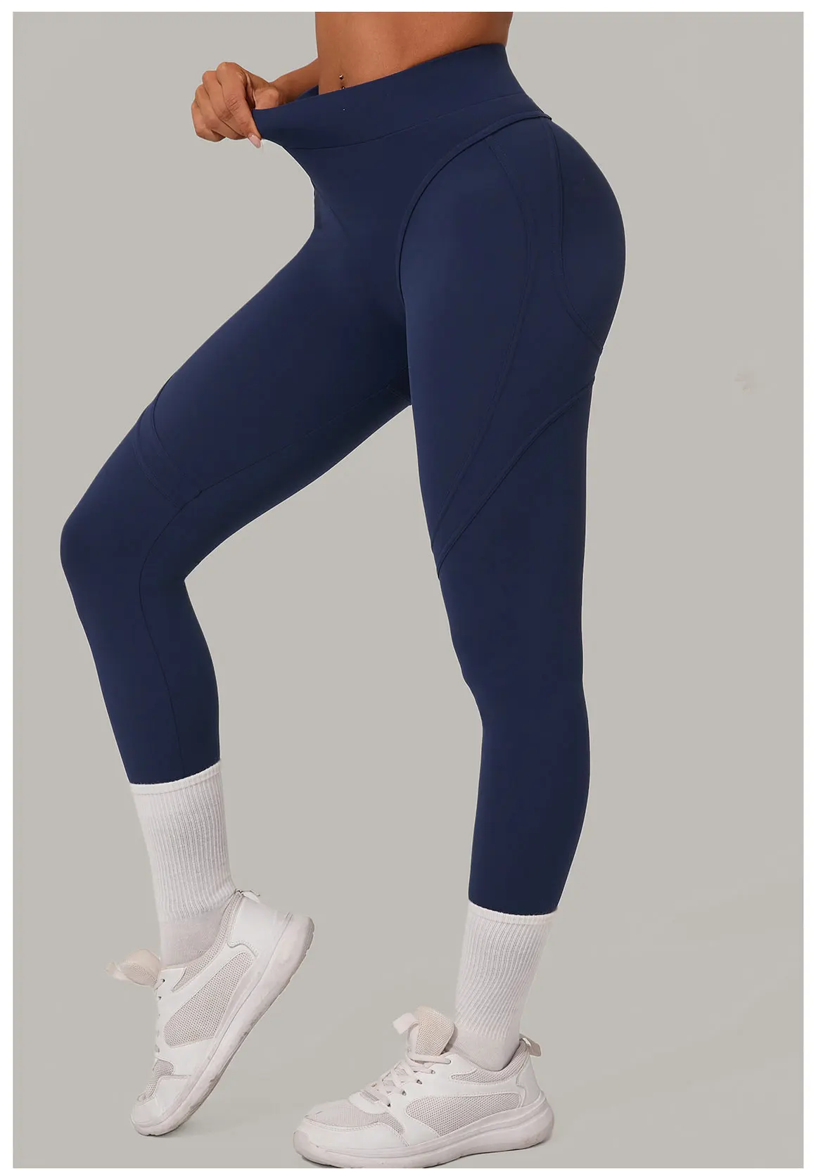 High Waist Yoga Pants Women Yoga Leggings Fitness Leggings Running Cycling Pants Breathable Sports Leggings Workout Gym Clothing