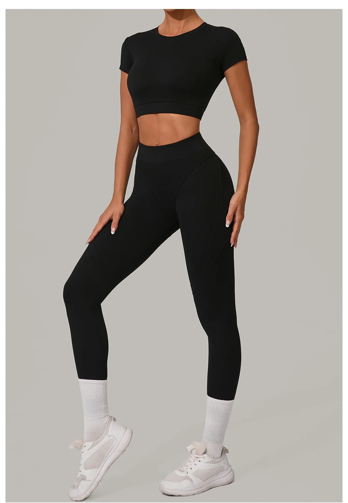 High Waist Yoga Pants Women Yoga Leggings Fitness Leggings Running Cycling Pants Breathable Sports Leggings Workout Gym Clothing
