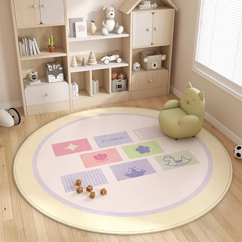 VIKAMA Mori Short Pile Carpet Hypoallergenic Children's Room Bedroom Mat Non-slip Game Blanket Kindergarten Lunch Mat