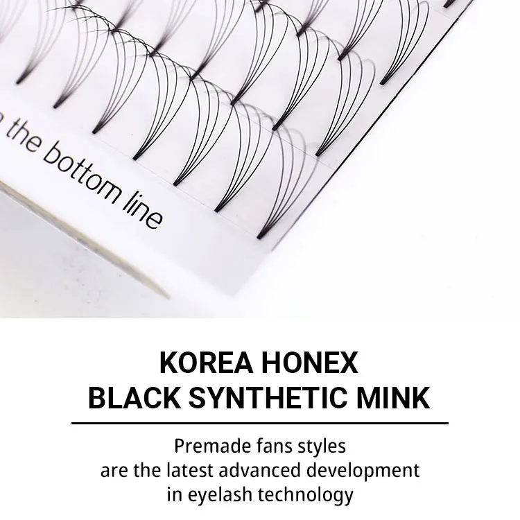 MDNG Eyelashes Premade Wide Fans 3d/4d/5d/6d/ Short Stem J  B C D Volume Professional Eyelash Extensions Faux Mink