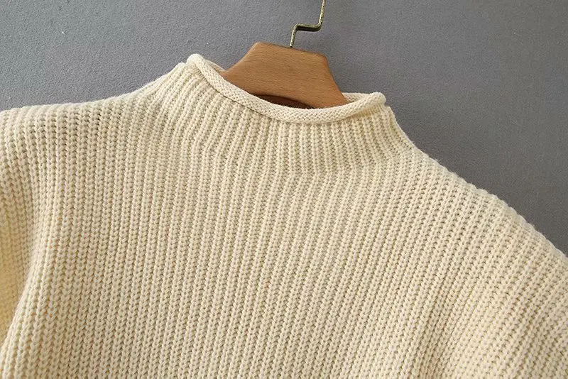 Rollkragen Sleeveless Weste Pullover Frauen 2024 Mit Schulter Pads Gestrickte Pullover Herbst Winter Jumper Casual Tops Mode