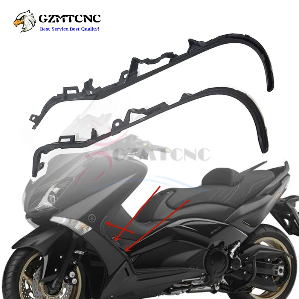 1 Pair Motorcycle Parts Pedal Edge Strip Trim Pedal Side Cover Trim Body Decoration for YAMAHA TMAX 530 T-MAX 530 2012-2016