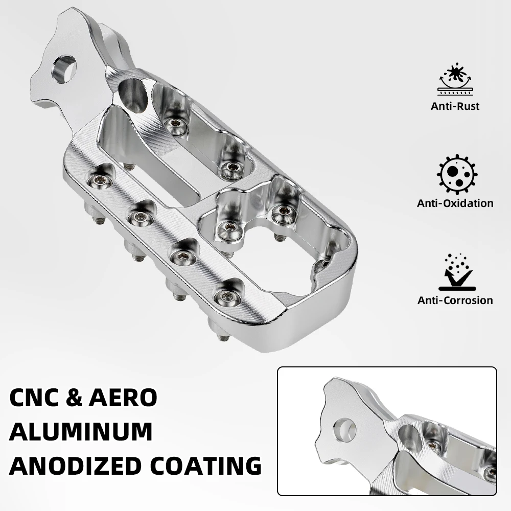 FootPegs Motorcycle For Surron Lightbee Segway X260 X160 Electric Dirt Bike Aluminum Foot Rests Pedals Dirt Pit Bike Accessories