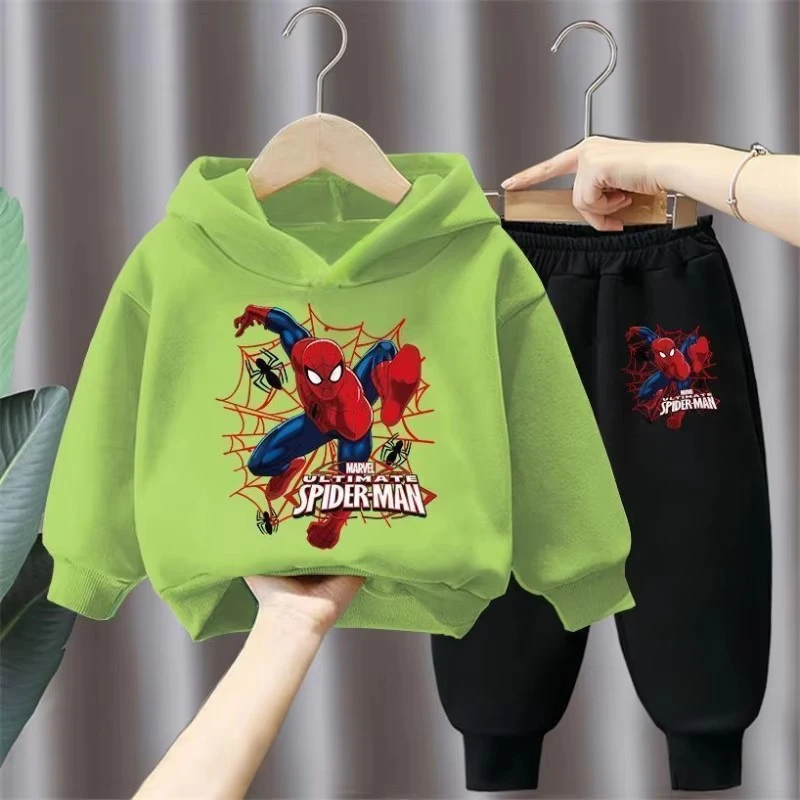 Spring Autumn Children's Clothing Sets Boys Cartoon Sweatshirts and Sweatpants 2pcs Sets Kids Hoodied Sport Pullover Tracksuits
