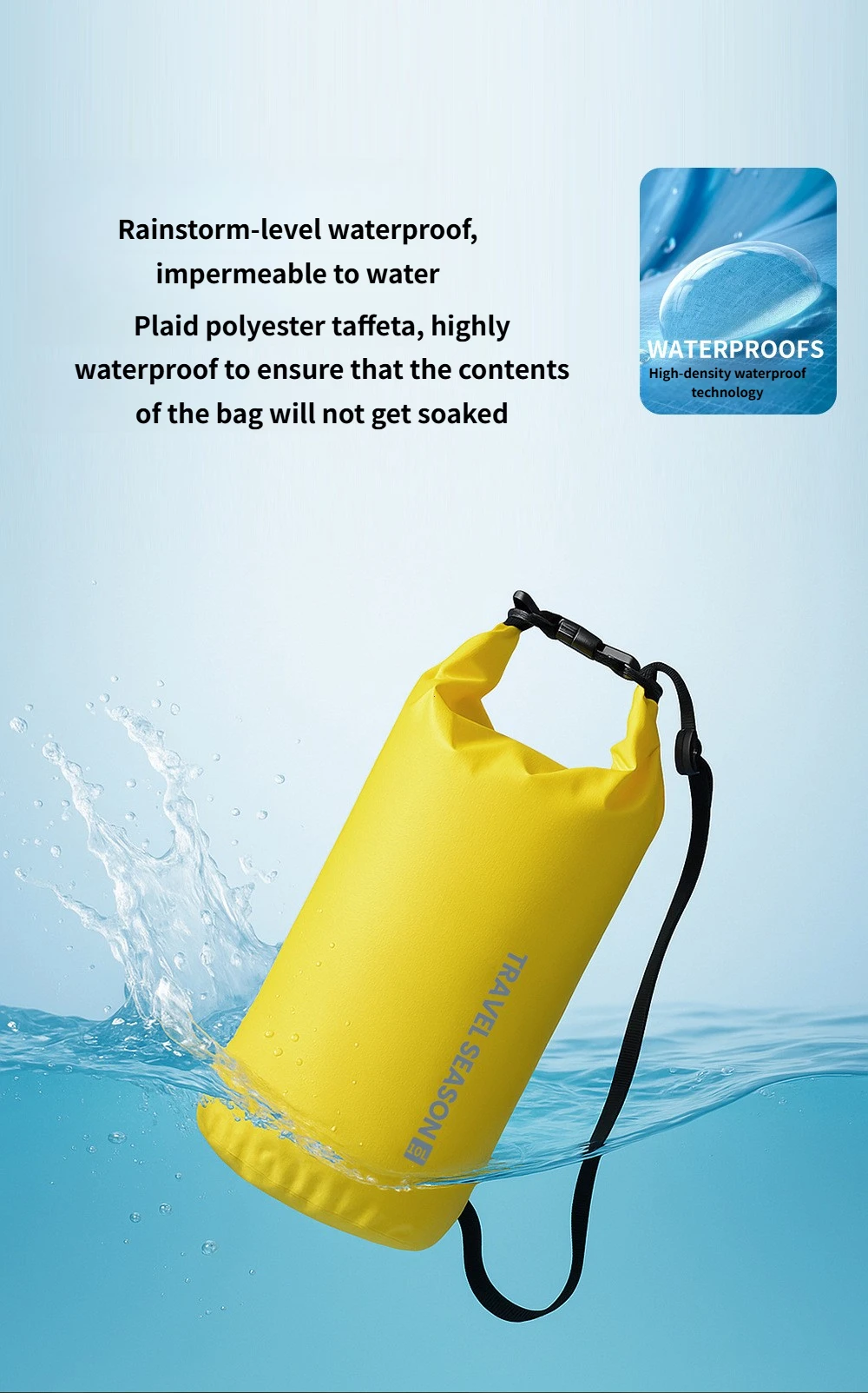 5L/10L/20L Swimming Waterproof Dry Bag for Women Men Outdoor Sport Storage Bag for Kayaking,Swimming,Fishing,Rafting,Floating